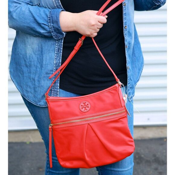 NWT Tory Burch ELLA NYLON Crossbody Bag - Picture 1 of 9